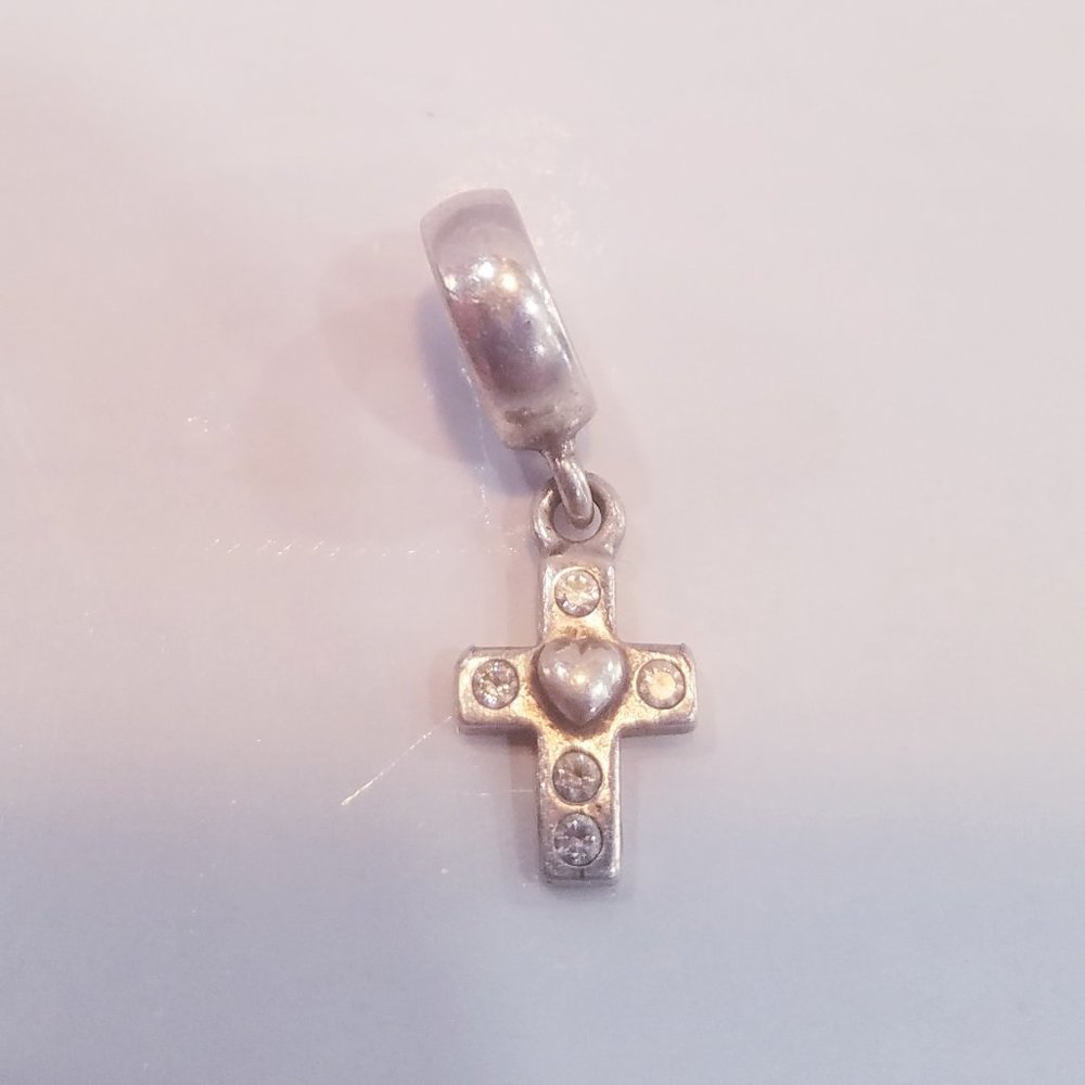 Pandora Cross Cubic Zirconia Dangle Charm
